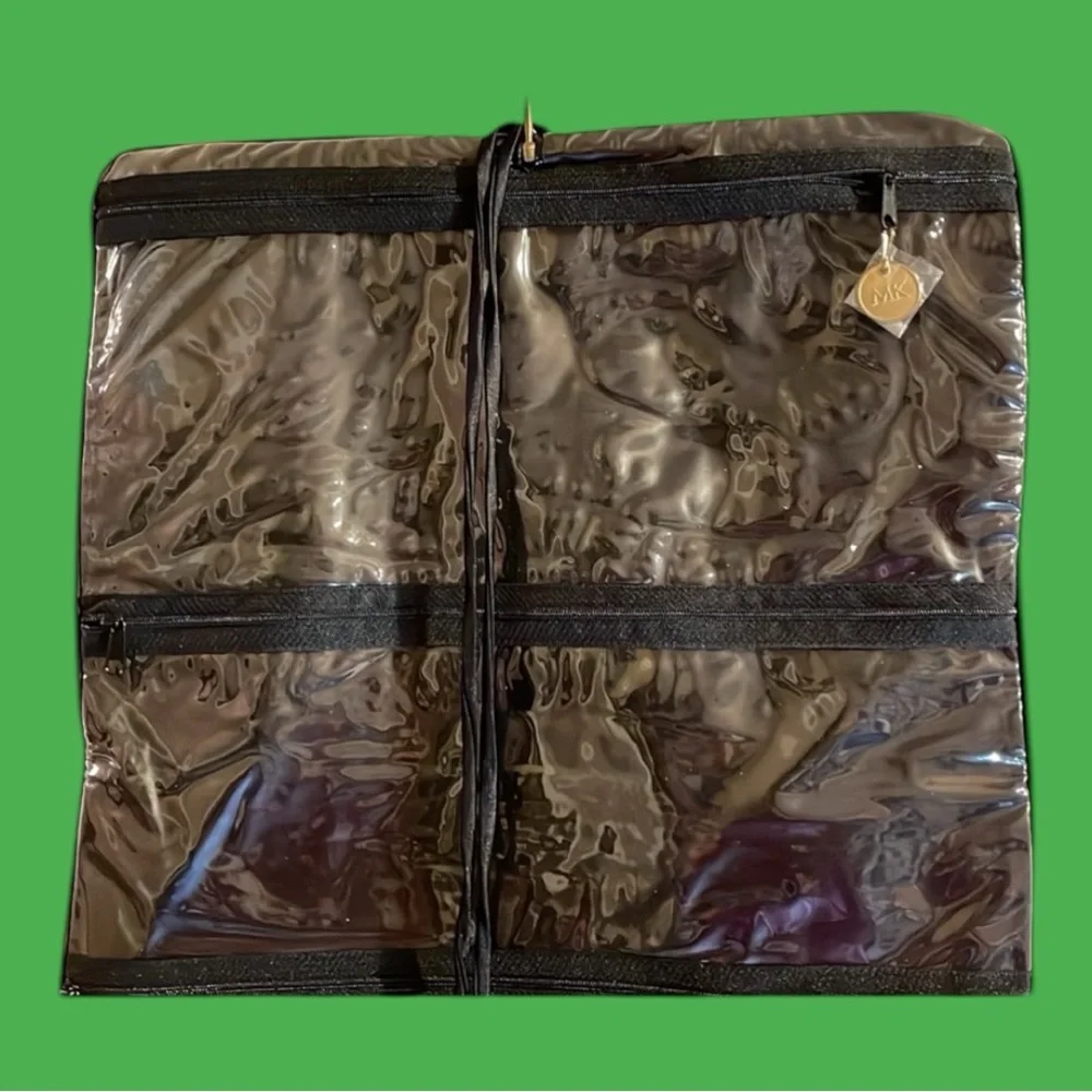 JEWELRY ORGANIZER TRAVEL OR HOME BLACK 5 GENEROUS POCKETS DESIGNED for Mary Kay